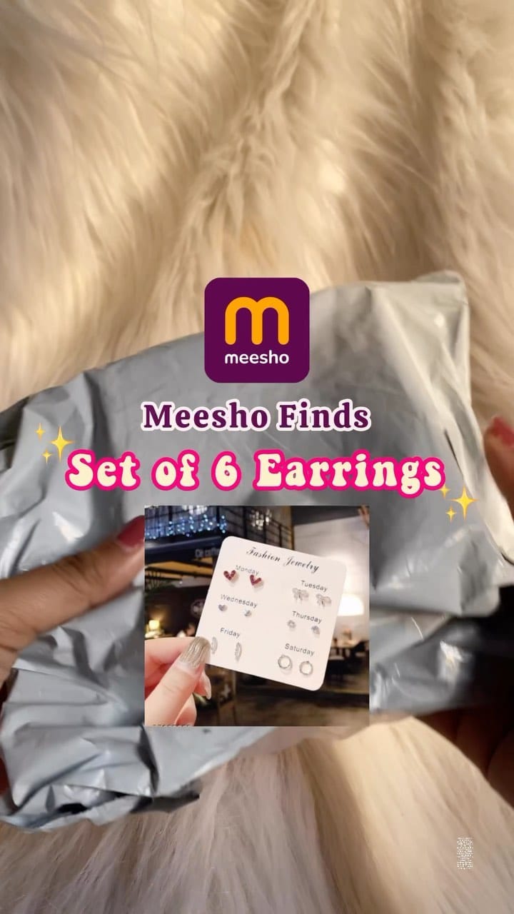 Meesho Minimalist Earrings under Rs. 220