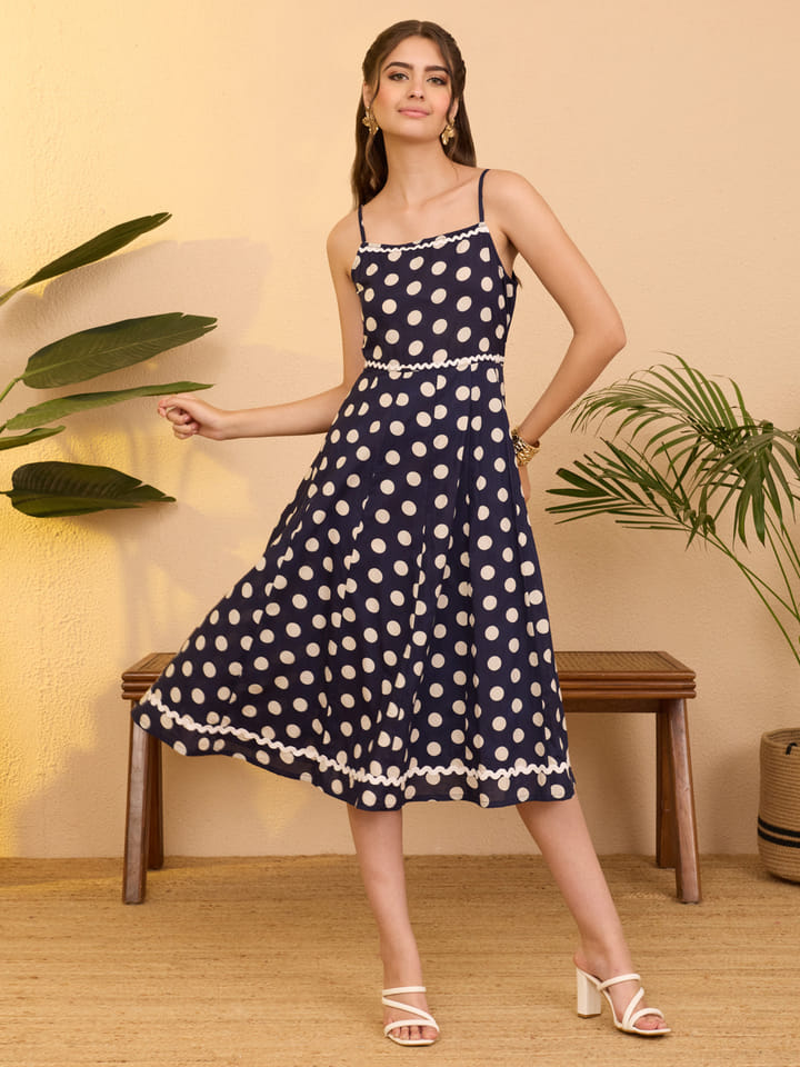 plus size denim summer dresses Final Sale Spaghetti Strap Flare Dress in YGroup_MPWX9344 18.1/46cm Floral Spring Dress Long Size:40 Short Jacket+34 Waist  Adjust 30to36)(Height: 5 4 to5 7 )(Neck 15.5-17)M