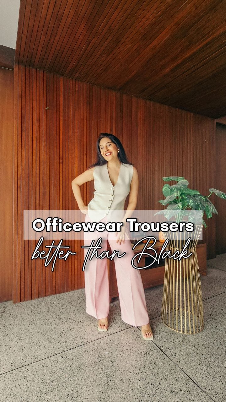 Black trousers aren’t the only answer to officewear. These colours are just as versatile — but way more stylish. Ready to elevate your work looks? Let’s style smart. ✨
.
𝐂𝐨𝐦𝐦𝐞𝐧𝐭 "Colour" 𝐛𝐞𝐥𝐨𝐰 𝐭𝐨 𝐠𝐞𝐭 𝐚𝐥𝐥 𝐩𝐫𝐨𝐝𝐮𝐜𝐭 𝐥𝐢𝐧𝐤𝐬 𝐬𝐞𝐧𝐭 𝐝𝐢𝐫𝐞𝐜𝐭𝐥𝐲 𝐭𝐨 𝐲𝐨𝐮𝐫 𝐃𝐌𝐬.
• Not a follower? Follow first to receive links.
• Make sure your DM settings allow messages from everyone.
• Or check all links anytime via my bio (Wishlink).
.
.
#WorkwearStyle #OfficeFashion #StyleOverBlack #SmartStyling #ColourfulCloset #IndianStylist #personalstylist #personalstyling #StylingTipsForWomen #WardrobeUpgrade
[officewear styling, black trousers alternative, personal stylist India, workwear colour combinations, elevate office outfits, stylish work pants, how to wear coloured trousers, women’s wardrobe makeover]