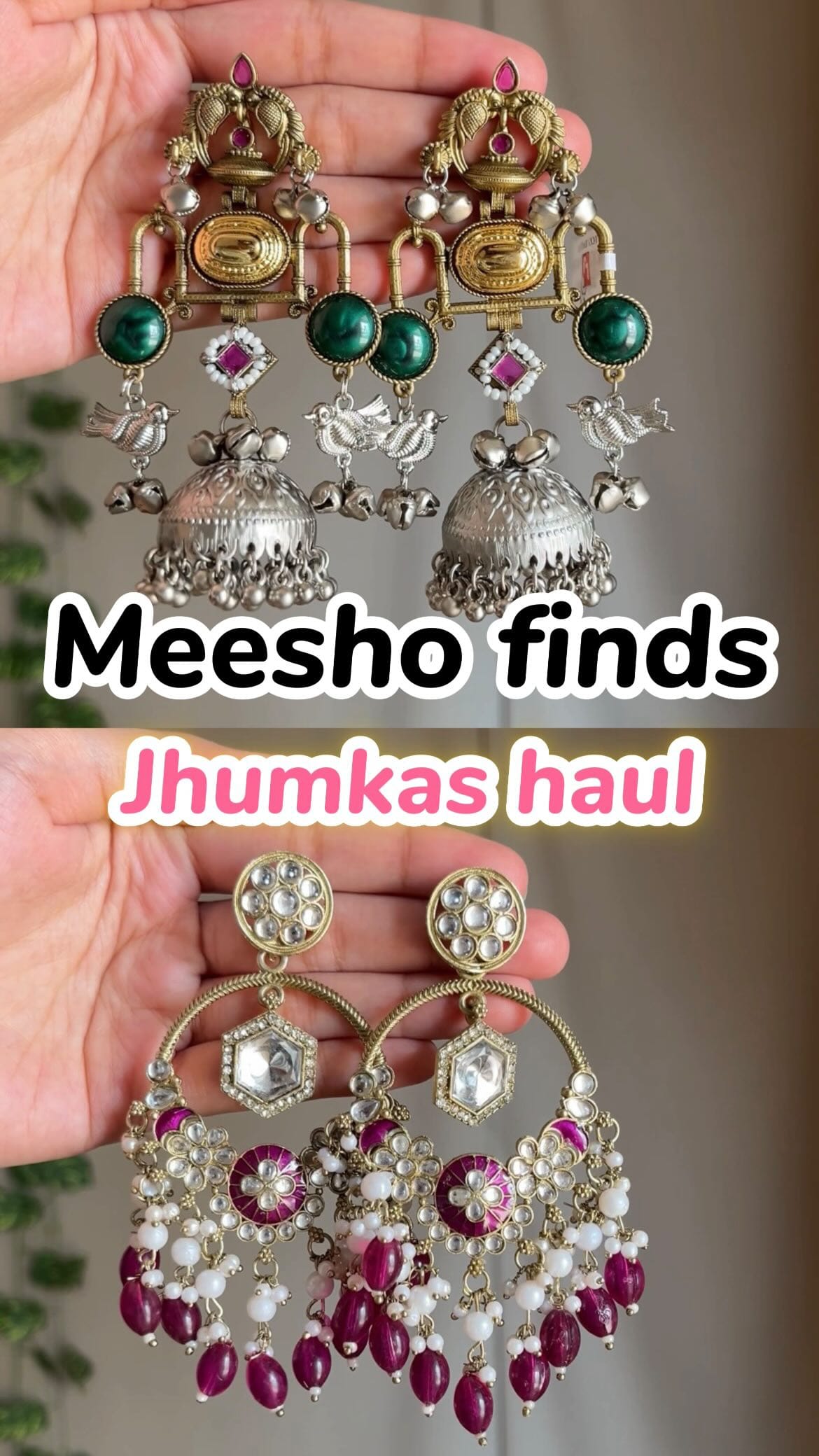 Comment “DM” or Send this reel to me to get link🤍
Jhumkas haul from Meesho🤩
These are highly recommended🌟🙌🏻
.
.
.
.
.
.
Kashmiri earrings, Meesho jhumka haul, Meesho findsviral traditional earrings, meesho ethnic finds, meesho ethnic Jhumkas, Meesho, kurta set from Meesho, meesho long earrings, meesho Kashmiri earrings, ethnic wear, festive wear, Indian ethnic wear, Indian fashion, Indian festive wear, fancy blouses, designer
blouses, navratri blouses, garba night, meesho try on review, partywear blouses under 250}
.
.
.
.
.
.
.
#jhumkas #whatiorderedvswhatigot #ethnicwear #meesho
#flipkartfinds #festivewear #pinteresty #cutefinds #budgetfriendly #vase #reelsinstagram #reelkarofeelkaro #reels #jhumka
#flipkartfashion #reelitfeelit #explorepage #decorideas #influencer #explore #viral