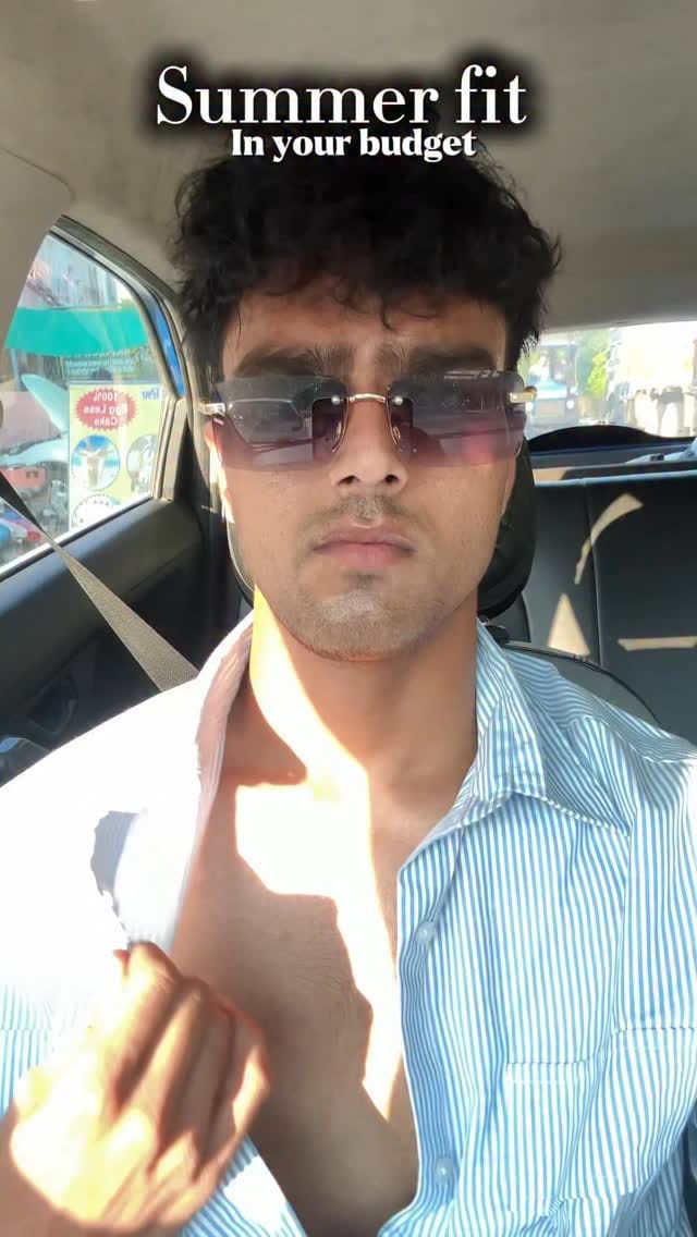 Comment “ link for outfit “ 
.
.
.
Bina background ke manage krlo please 🫠
.
.
.
[ men fashion, men summer fit , men summer fashion, men shirt , men myntra , men finds , men out check]?