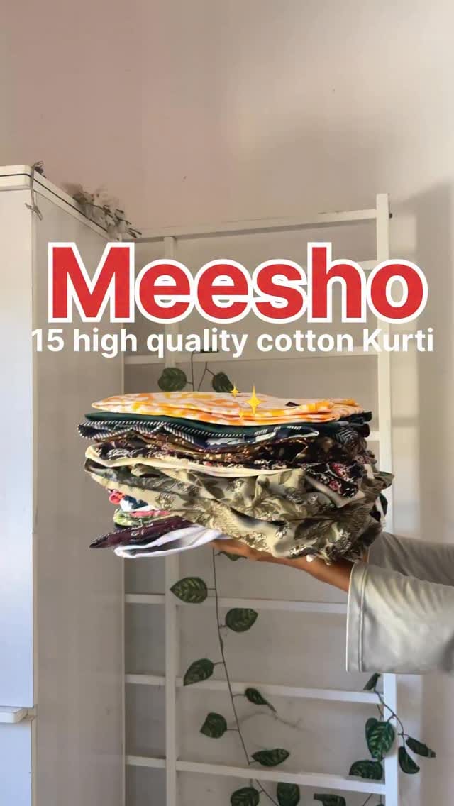 🔗🎀comment “KURTI “ for link 
(Kurti, short kurti , long kurti , grown )
#meeshofashion #meeshofinds #meeshohaul #myntrafashion #flipkartfashion #flipkartfashion #flipkartfinds #myntraendofreasonsale #myntraendofreasonsale #flipkart #meeshoshopping #meeshotrendz @meeshoapp