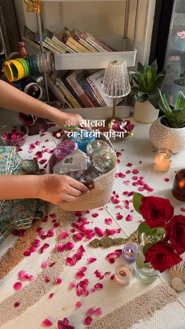 Desi girl obsession 
Comment for product link 🔗 
#ａｅｓｔｈｅｔｉｃ #aesthetically #aestheticedits #desicore #pinterestaesthetic #desiaesthetics✨️ #indianaesthetics #chudi #chudiyan #glassbangles #obsession #desi #desi #desi_diaries #sawaan #explore #desigirlsummer #fypシ #flowers #phool #finds #meeshofinds2025❤️ #desipinterest