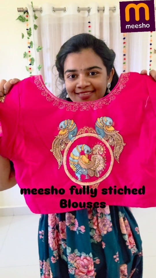 Shop on @meeshoapp,
.
.
.
Comment for Link 🔗,
.
.
.
[Work blouse, Tanjore painting, handpainted blouses, maggam work blouses, meesho blouses,latest blouse designs, trending blouses, blouse back neck blouses,painting blouses]
.
#meesho #meeshoshopping #fashion #reels 
#trendingblousedesigns #blousedesigns #maggamwork #tanjorepainting #handpainted 
#workblouse #maggamworkblouses #backneckdesigns #explore #foryoupage💙 
#viralnow #trendingreels❤️ #trendingblousedesigns