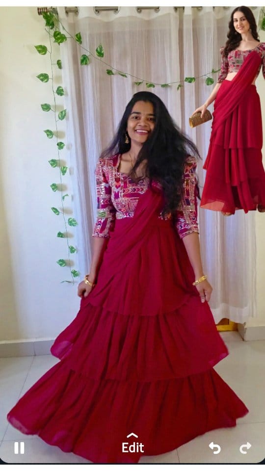 ✨Today  i will show, "No stitching • No waiting" 😍
Flipkart ready-to-wear crop top lehenga choli ✨
Perfect new year, festive outfit 💃,
Which color would you choose? 💬👇,
Save & share if you love this outfit 💫.
.
.
.
Comment for Link 🔗, @flipkart
.
.
.
[Croptop lehanga, new year outfits, festival outfits, Fully stitched croptop lehanga, lehanga blouse, Traditional outfits, OOTD, new year, 2026]
.
#flipkart
#croptoplehenga
#fullystitchedlehenga
#lehngacholi
#ethnicwearreels