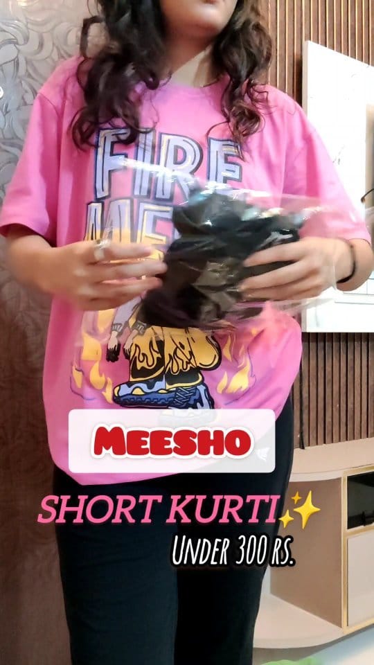 Comment 'link' for automatic link 🖇️ 
Meesho short kurti under 300rs.
(For link plz check my meesho highlight)
.
.
.
.
.
.
.
.
.
#reels #explore #viral #foryou #trendingreels #instagram #reelkarofeelkaro  #like #meesho #meeshofinds #kurti #meeshofashion #haul #meeshoapp #shortkurti #meeshokurti #fashion #lifestyle #meeshoproducts #kurtis wishlinked