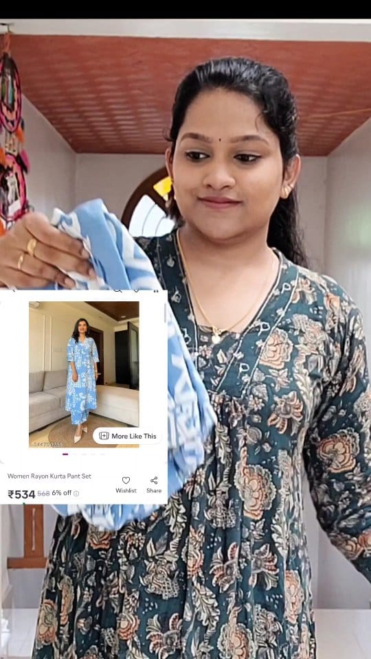 Meesho ൻ്റെ ഒരു കാര്യം🙆🏻‍♀️ വെറും 534 രൂപക്ക് കിടിലൻ Kurti Set😱 
#smartstyleanju #meeshofashion #meeshohaul #meeshokurtiset #meeshokurti #meeshofinds #meeshoonlineshopping #bestmeeshofinds