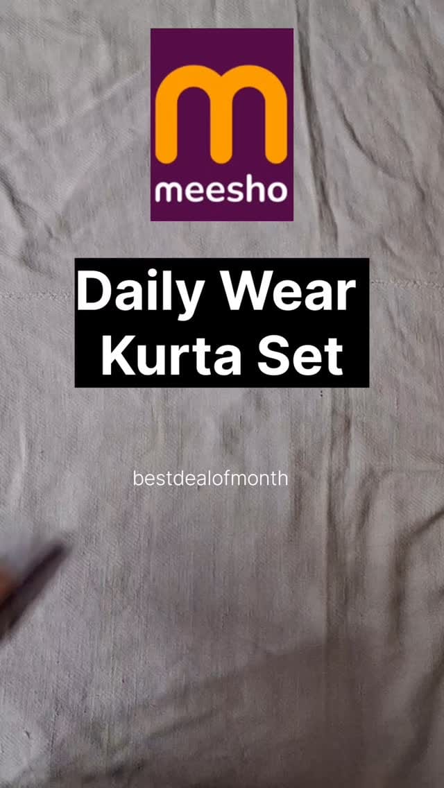 https://wishlink.com/ankitakaur32/post/869389
Daily wear kurta set
#meesho #dailywear #dailywearkurtaset