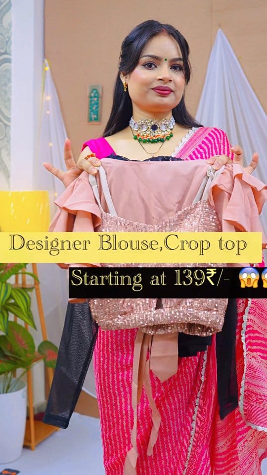 Designer Blouse -cum-crop Top Collection Part back to back 😀 Kyoki aap pasand hi itna karte ho to back to back collection share Krna hi pdinga 🤷
.
.
.
.
.
.
.
#beautynstyle #blouse #blousedesignes #flipkartfinds