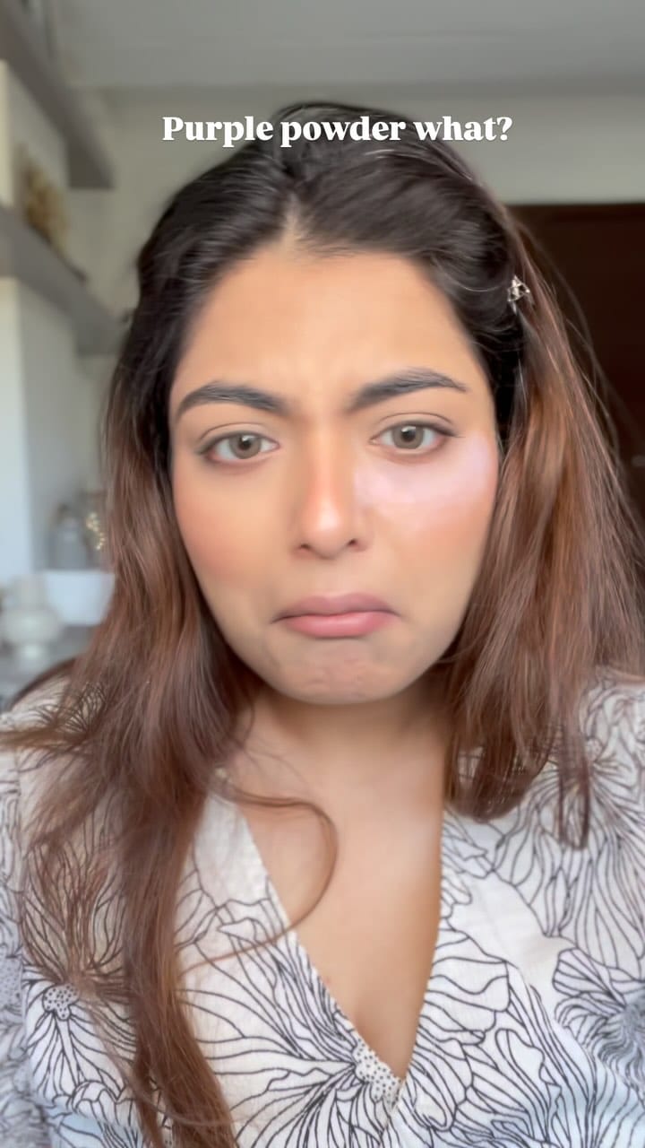 Comment “Link” to the link!🔗 
I was shocked to see the colour of the powder at first. How can a purple powder look so beautiful on Indian skintone? But it actually did and look how beautiful the base looked! 
Let me know your reviews! 💜
•
[powder , huda beauty, ube collection, huda beauty powder, makeup, makeup products, makeup reels, beauty recommendations, makeup recommendations, makeup tutorials]