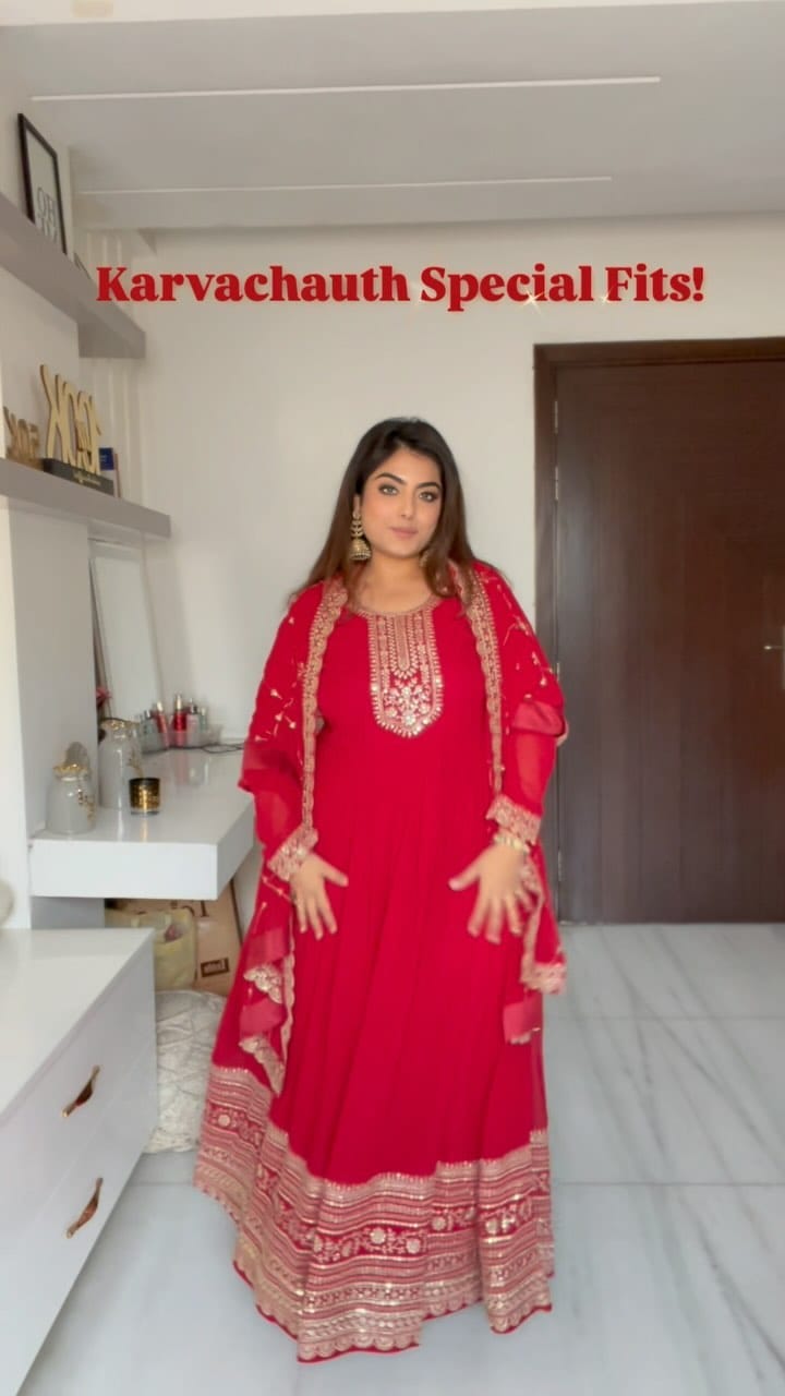 Comment “Link” to get the links ! ❣️
Curated some affordable yet beautiful suits for Karva Chauth for all my ladies and to be brides. You can wear this for sargi or on the pooja. Which one is your favorite? 
[karva chauth, karva chauth special, karva chauth outfit, Karvachauth, Karvachauth 2024, Myntra festive finds, nykaa fashion finds, hacks, outfits, suits, indian suits, affordable suits]