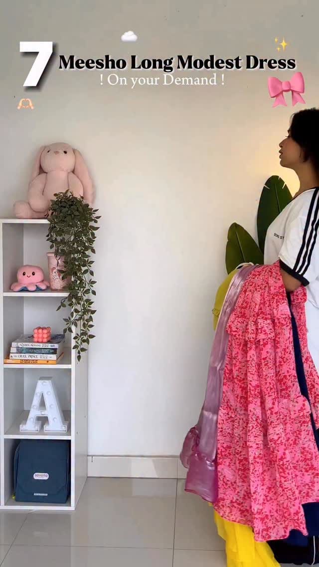 Modest dress >>>> 💗🤌🏻
@meeshoapp 
[ printed dress, affordable dress, dress, floral dress, birthday dress, summer dress, dress haul, Meesho, Meesho finds, Meesho dress haul, dress under 400, printed dress, jeans, Pants, affordable fashion, affordable shopping, Meesho review, birthday dresses, birthday outfits ideas, birthday outfits inspo, fall outfits, holiday outfits, nye outfit, dress haul, spring dress haul, haul ]
.
.
.
.
#meeshofinds #meeshodress #meesho
#meeshofashion
#meeshohaul #dress #birthdayoutfit #birthdaydress #summerdress #floraldress #mididress #shortdress #affordablefinds #whatiorderedvswhatigot #outfitideas #partywear #jeanswear #pants #reelkarofeelkaro #reelkarofeelkaro #reelinstagram #reels #fashiongram #explorepage #foryou #trend #aesthetic