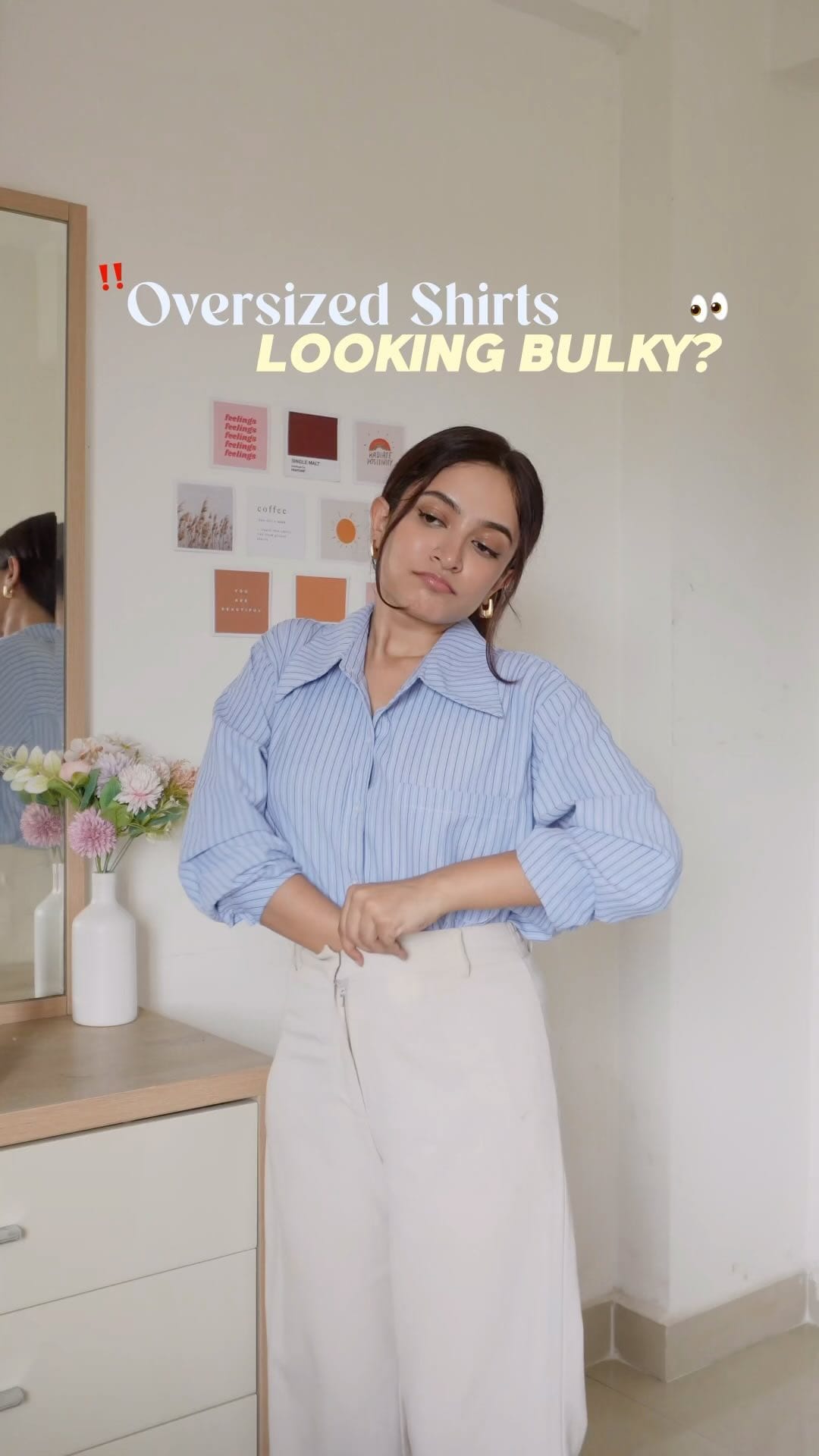 YAY or NAY? Save for later🩵
Comment for the links🔗
You can also join my broadcast channel Internet Shopping Besties for easy and early access to all shopping links 💌
If you love wearing those cute oversized shirts but tucking them always makes them look bulky, try this hack for a more seamless look. Also, this way your shirt won’t budge out of the tuck no matter how much you move👀🩵
#dressbetterin30days #outfitideasforyou #outfitideasforwomen #lastminuteoutfit #shortkurti #festiveoutfit #festiveoutfitideas #casualoutfitideas #oldmoneyaesthetic #styleguide #dailyoutfits #officeoutfit #outfitofthedays
WOULD YOU TRY THIS?👀🩵