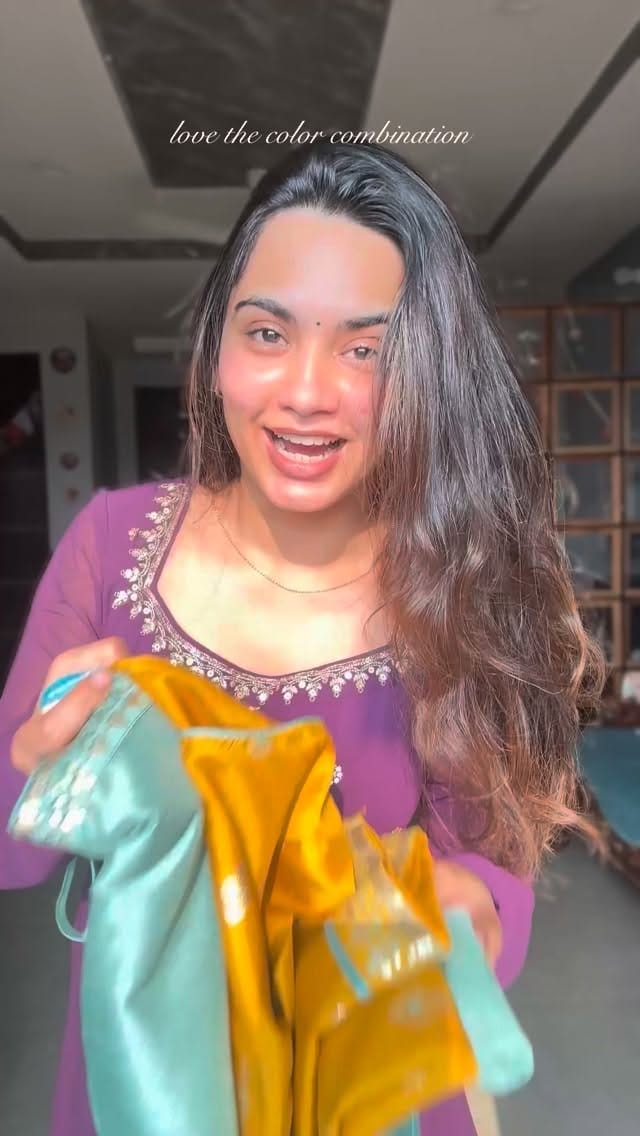 The green piping on the neck and sleeves to match the bottom, it’s the lil details that win me over. 🥹
Comment link or dm me this reel. 
[ #myntrafinds, full sleeves festive fit for women, ootd, women fashion, party wear suit, ethnic wear, online shopping, modest fits ]