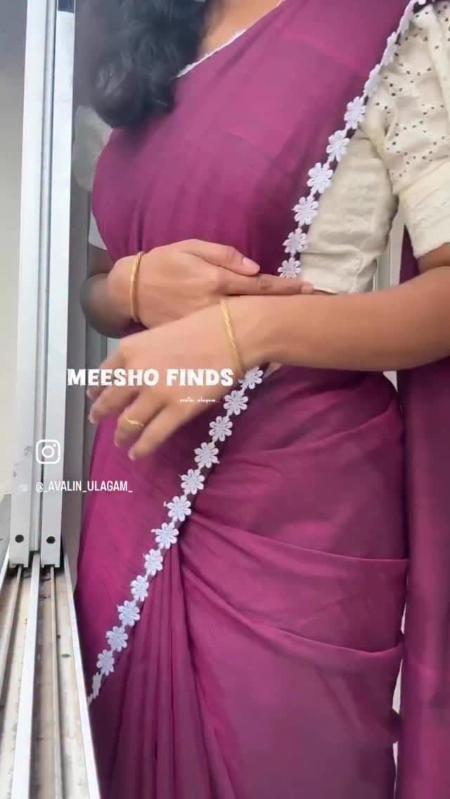 Follow and comment for the link 🔗 
.
.
@meeshocreatorclub @meeshoapp 
.
.
#trending #saree #viral #schoolteacher #budget