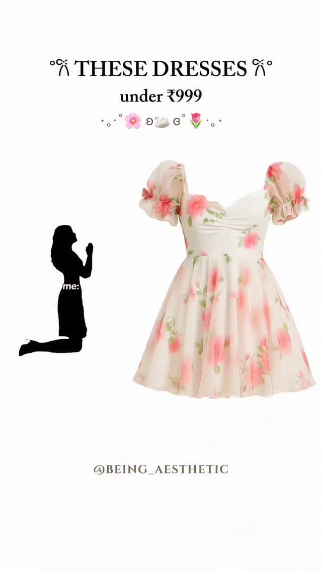 Comment 'DM' /'link' or share this reel in my DM to get this outfit in your DM 🌷🌟
@meeshoapp @flipkart @amazon
----
→ Follow us for more affordable products recommendations 💜
Hashtags:
Dresses, aesthetic, dress, pinterest inspired outfit, meesho finds, affordable dress, Korean fashion, women wear, Korean style, women fashion, outfit, college outfit, casual outfit, trendy fashion, meesho haul, trendy fashion)
 #meeshofinds#meeshodress #meeshobirthdaydresses #meeshodress #modestdresses #modestoutfit #koreanfashion  #meeshohaul #pintrestinspired #outfit #collegeoutfit #womenwear #fyp #trendy