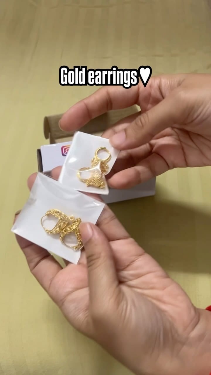 These are from Myntra 
comment for link 🔗 
#earringsogood #myntraendofreasonsale #affordableartfair #goldearring #uniqueartwork #contemporayart #womenesia_ #earringsonline 
Grwm, Indian, outfit, ootd jewellery