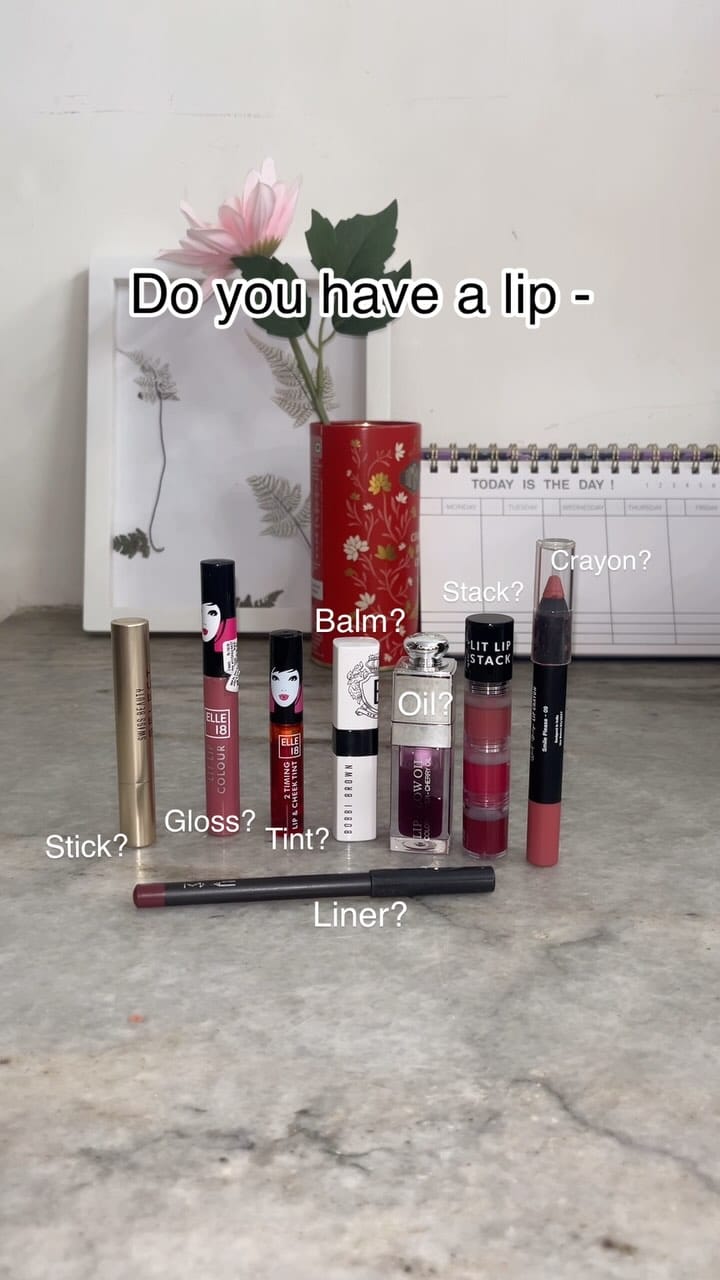What would you like to have ♥️ 
Lip balm, lip stain, lip stick, lip treatment 
#lipproducts #lipcareproducts #lipcareroutine #liptintkorea #lipstickmarykay #sunbaedontputonthatlipstick #lipstickswatches #lipstickoftheday