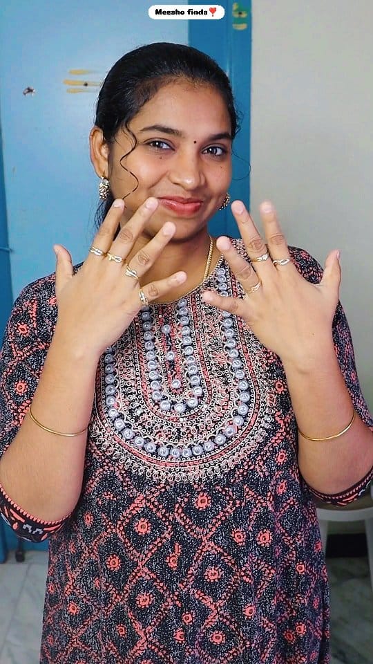 Comment for this AD golden rings @meeshoapp ❣️
Quality:10/10
Design:10/10
Meesho finds
#meesho #meeshofinds #meeshoapp #amazonfinds #finds #kurti #kurtis #kurtisets #dress @meeshoapp dresses #jhumkas #meshop