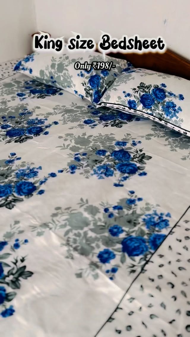 198/- king size bedsheet ✨comment the link 🔗 
#wishlinked #viral #meesho #trendingvideo #explore #foryou #fyp #gainwithmtaaraw