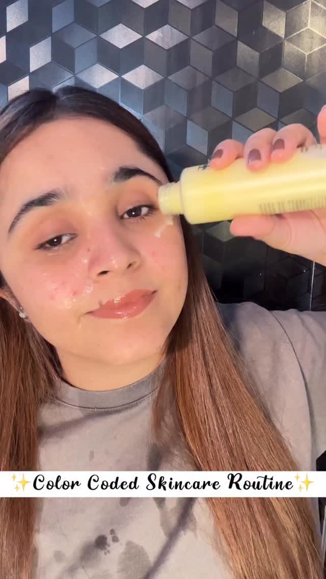 #unsponsored - Color coded Skincare Routine for glowy skin✨🌻
Comment “Yellow” for direct link✨🌻
Brands - @medicube_global_official @aprilskin_global @aprilskin_korea @medicube_korea 
#koreanskin #colorcodedskincare #asmrskincareroutine #asmrskincare #skincareroutine #winterskincare #winterskincareroutine #glowingskincare #glowingskintips #glowingskincareroutine #explorepage #kbeauty 
This content is related to korean skincare color coded skincare routine winter skincare routine pigmented skincare skincare tips k beauty skincare