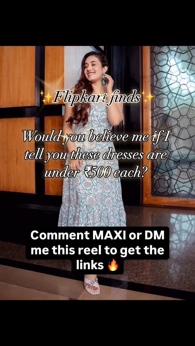 Follow @blurbzhive for more dresses and fashion tips & tricks 🚨
💬 Comment MAXI or DM me this reel and I will share the links 🔗 in your DM 💌
#maxi #dress #maxidress #maxidresses #flipkart #myntra #meesho #amazon #wishlinked #lehlah @flipkart @flipkartlifestyle @flipkartfashionofficial @wishlink_creator @wishlink_productlinks @wishlink_productlinks
