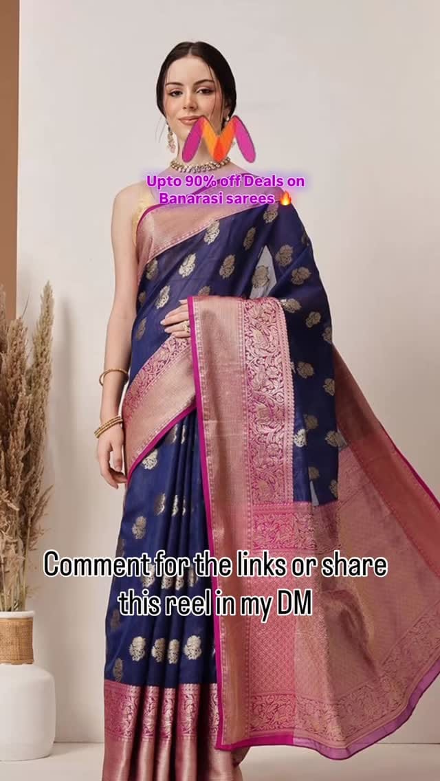 💬 Comment for these Banarasi sarees links or share this reel with me in my DM 📩 and get your up to 90% off deals 
Follow @blurbzhive for more steals
#myntra #myntrafinds #myntrasaree #banarasisaree #wishlinked #wishlink #commentforlink #purti #blurbzhivestyle @myntra #viral @connect.wishlink
