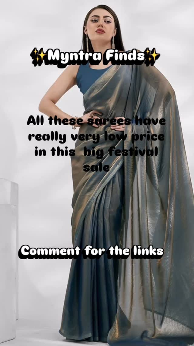 💬 Comment for the links 🖇️ or share this with me 📨
Follow @blurbzhive for more sale updates for this Navratri and Diwali sale on Myntra
#myntra #myntrasale #myntrabigfashionfestival #sale #reach #reachbooster #wishlink #wishlinked #trendsetter #influencermarketing #fashiongoals #myntrafinds #sareesinaffordableprice #megapricedrop #offersonsale @myntra @connect.wishlink @wishlink_creator