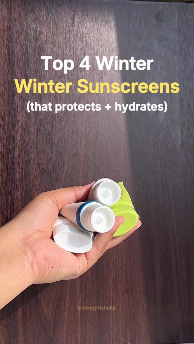 Comment for links.
Top 4 winter sunscreens you actually need this season — because UV rays don’t take holidays, babe 😎❄️
These keep your skin hydrated, glowy, and protected — no white cast, no dryness, no excuses.
📌 Save this before your winter skincare haul & follow for more dermatologist-approved picks 💕
(winter sunscreen, best sunscreen for dry skin, hydrating sunscreen, sunscreen for winter, moisturizing sunscreen, sunscreen under 500, sunscreen for Indian skin, glowy sunscreen, dewy sunscreen India, spf for dry skin, spf for winter season, sunscreen for sensitive skin, daily sunscreen India, sun protection winter, affordable sunscreens, sunscreen routine India, indian beauty influencer, skincare tips India, sunscreen recommendations)
#WinterSunscreen #SPFForWinter #HydratingSunscreen #SkincareEssentials #SunProtection #GlowySkin #DewySunscreen #EverydaySPF #SkincareRoutine #AffordableSkincare #BeautyOnABudget #IndianSkincare #SunscreenIndia #DermatologistRecommended #IndianBeautyInfluencer