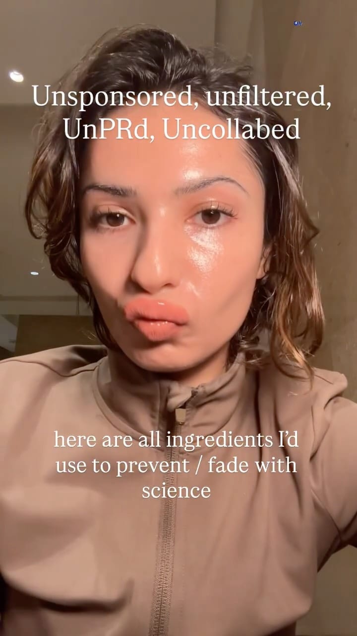 Fading Tan: 
1) Retinal: Retinal encourages cell turnover which helps shed tanned skin cells faster and encourage new cells which are not tanned to come on top of the surface. Indirectly helping you fade your tan. (BEST OPTION) 
Prevent Tan: 
1) Astaxanthin: a layer of this anti oxidant under your sunscreen during the day can help prevent tan, by reducing inflammation and fighting oxidative stress. What makes this anti - oxidant special is that it’s lipid soluble, meaning it sits in the lipid membranes, protecting these membranes from oxidative stress. Melanin triggers sit under the cells of the lipid membranes. Since the ingredient helps protect lipid membranes, it indirectly protects the melanin pathways from getting triggered and causing a tan. 
2) Tranexamic: this ingredient helps inhibit melanin signalling pathways that gets triggered when uv touches the skin. When there is UV exposure these melanin signalling pathways get triggered as the skins natural defence to uv, and then melanin gets formed with pigment getting deposited in the cells creating a tan. When you block the root of melanin trigger, tanning can be majorly cut down. 
3) Tinted Broad Spectrum Sunscreen: YOU NEED A new generation broad spectrum sunscreen that’s tinted with all 3 iron oxides (creating the perfect block) along with chemical and mineral filters.