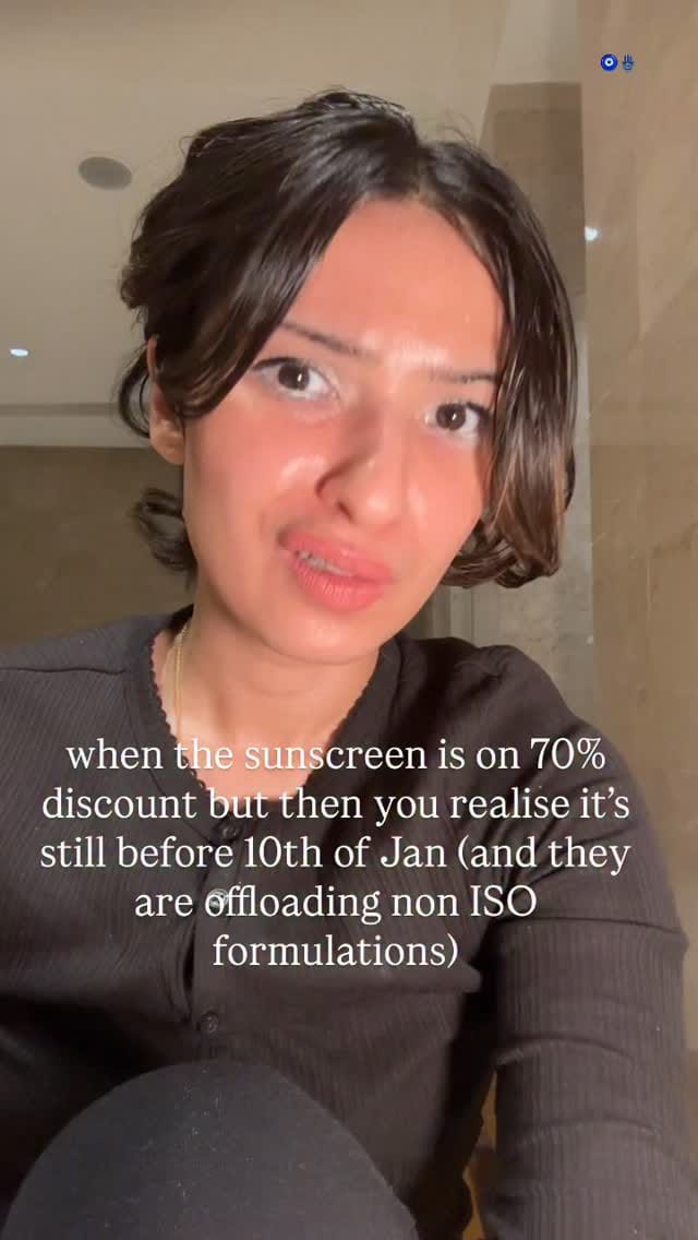 By 10 th jan 2026, your fav sunscreen could not be available anymore. 😭🥲 WHY? Because Indian sunscreens have been failing so many tests. 
SCARY PART? Indian sunscreens spf 50 on the label could actually be only spf 10 on the skin. (Which is barely enough) 
This is because Indian sunscreens are not required to follow ISO protocols. 
THESE ARE THE MOST ACCURATE LEVELS OF TESTING. 
Indian sunscreens are not required to have these gold standard ISO testing and regulations to claim spf measurement (50 or 100 SPF) or uva coverage tests. So Indian sunscreens can follow like lesser accurate testing procedures that show spf 50 in the lab but on real skin conditions that spf 50 can actually be working as 10 only. 
Cause they can be using lesser accurate testing in the lab using a plate (in vitro) instead of testing on real skin (in vivo) 
Countries in Europe, Japan, Korea and Australia are required to follow ISO protocols (testing on real skin) Meaning that SPF In Europe = SPF in Korea. But SPF in India is not equal to SPF in Japan or Korea, or Europa etc because we don’t follow these standardised rules and testing requirements of the ISO (that all these other countries use)
So we don’t really know if the Indian sunscreen label that says 50 - is actually SPF 50 or 20 :(
The good news is that by 10 th Jan 2026, Indian sunscreens are required to follow these awesome ISO protocols. If not; they can’t be sold. 
So your Indian sunscreens will either be reformulated or continue depending on whether they have been following gold standards testing or not 🫶 WE WILL HAVE TO WAIT AND WATCH.