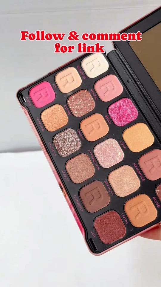 Follow & comment for link 
#makeuprevolutionindia
#makeuprevolution
#glameyes
#makeuplooks
#makeup
16
#eyeshadows
#explore
#luxurymakeup
#fyp
#trendig
#reel
#ugccontentcreator
#ugc #cheery96k #eyeshadow