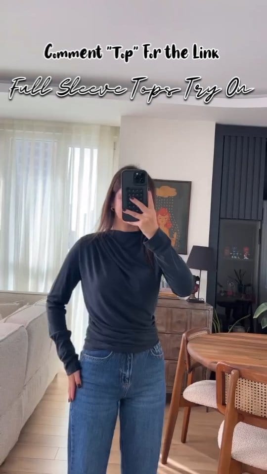 Full sleeve Top Try On