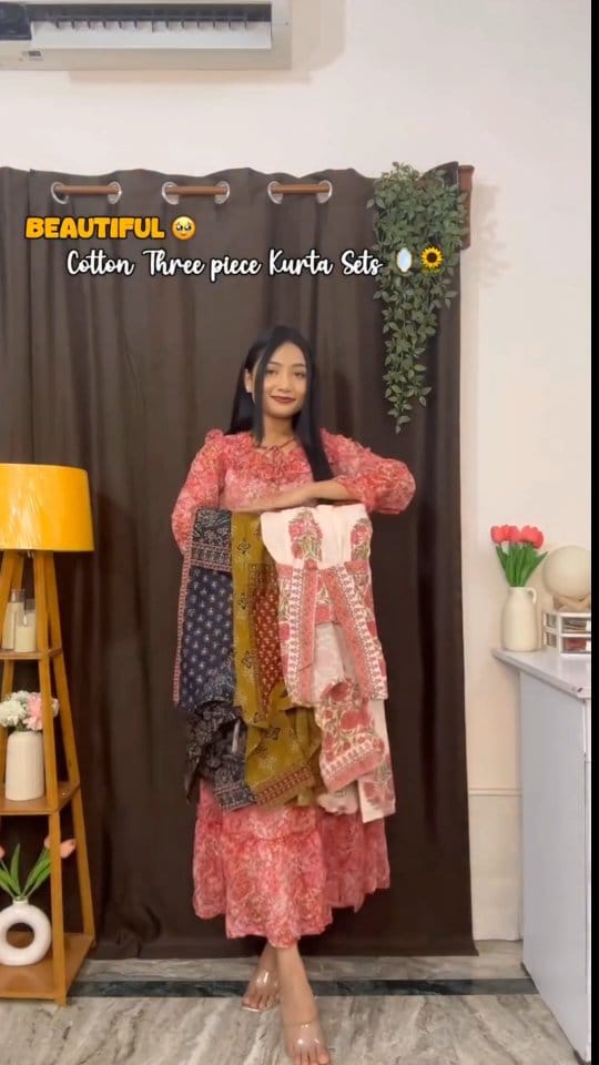 Beutifull Cotton three piece kurta sets ♥️
Comment for link 🖇️ 
.
.
.
.
.
.
.
.
.
Meesho finds, meesho viral products, Asmr Unboxing, Asmr video, meesho Unboxing, meesho viral finds, meesho new products, meesho must haves, affordable finds, meesho finds under budget, Asmr community, under budget, under 299, meesho deals, meesho haul, trending audio, meesho, kurti, dress, clothing store, new
.
.
.
#meeshofinds #meeshoviralproducts #asmrunboxing #asmrvideo #meeshoapp #meeshounboxing #meeshohaul #meeshomusthaves #asmrcommunity #underbudget
#meeshoproducts #meeshounder500 #afffordablefinds #kurties #kurti #clothingstore #clothing #new