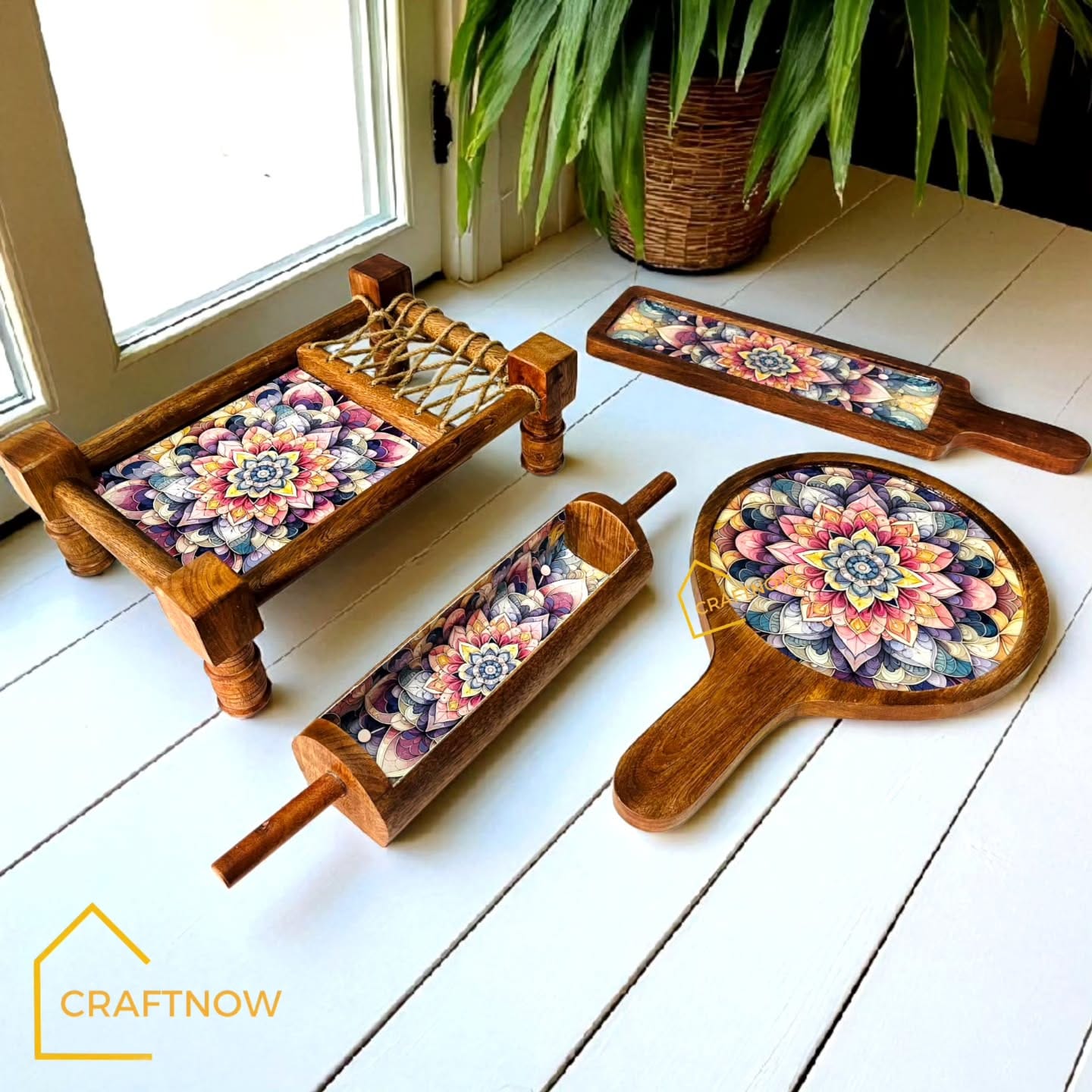 Wooden Serving Platter Set 💛
Because your guests aren’t just here for the snacks ,they’re here to judge your serveware too. 😏
Comment/ DM to Order 🛒
For inquiries Contact /WhatsApp us at +918859249509.
We cater to Bulk orders and offer Reselling opportunities as well.🧿
.
.
.
.
.
.
.
 #dryfruitbox #giftideas #wedding #weddinggifts #returngifts #serving #woodentrays #printedtrays  #gift  #wooden #kitchen #kitchenware  #serverware #traditional #india #indianculture #madeinindia🇮🇳 #IndianArt #home #homedecor #trending #festive #diwali