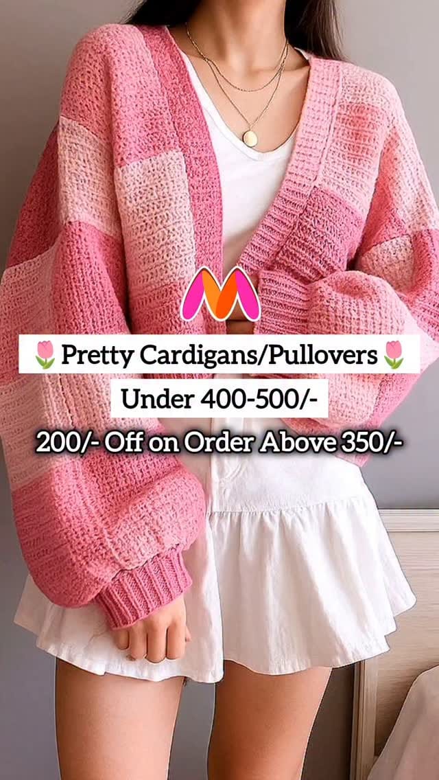 First follow and comment "link"/DM reel (tap on "visit my wishlink" to see all sweaters.
@myntra
#myntra #myntrafinds #winterwear #sweatshirts #cardigan #koreancardigan #myntrafashion #ootd💗 #winterootd #cutecardigan #winterfashioninspo  #pinterestootd #koreanootd #koreanfashionstyle #ᴛʀᴇɴᴅɪɴɢʀᴇᴇʟs #ʀᴇᴇʟsɪɴsᴛᴀɢʀᴀᴍ #reelsinsta  #fashiontrends2025  #explorepageًًً #exploremore✨ #foryoupağe #reelifeelit