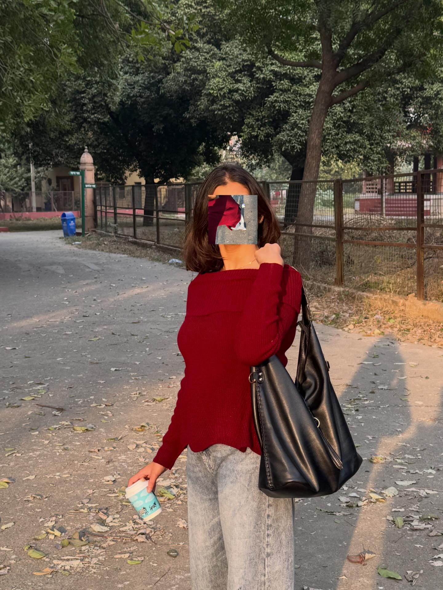She is the cherry on the top. 🍒🌟🍓
@dear_diaries___ 
#fyp #explore #delhi #winterdays #winterdress #winterlights #wintersunset #fits #ootd #sweater #knitwear #winterfashion #winterfits #fashionphotography #trendingreels #viral