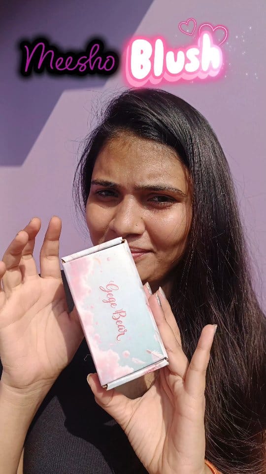 Meesho makeup 💄😭 #blush #viral #reelitfeelit