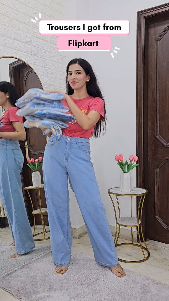 Comment for links 🔗🔗
Trousers from @flipkart
Fabric : Very good
Quality : Very good
Comfort: Excellent 
Wearing Size 30 and my height 5'3" for your reference 
Highly Recommended 👍 
#FlipkartFashion #Flipkarthaul #flipkart #trouser
Meesho haul , Meesho jeans haul , meeshoapp , meesho finds , high waist jeans , meesho high waist bottoms
#meesho #meeshofinds #meeshohaul #meeshoapp #meeshojeans #Jeans #highwaist #highwaistedjeans #fashion #haul #meeshokurta #meeshofashion #reels #reelsinstagram #fashiondiaries #fashionhaul