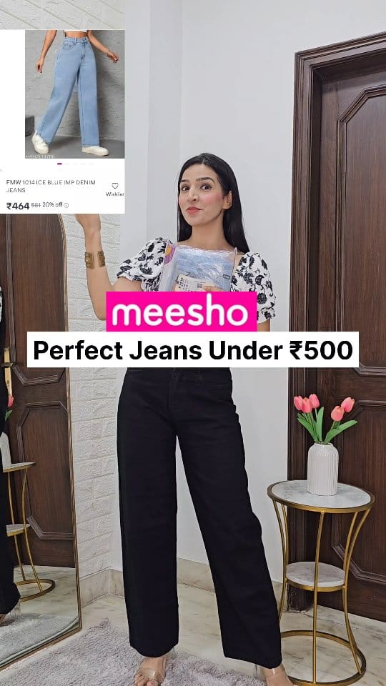 Comment "Link pls" to get the product link directly in ur dm
Jeans is from @meeshoapp 
Fabric : Very good
Quality : Very good
Comfort: Excellent 
My size : 30
Highly Recommended 👍 
Meesho haul , Meesho jeans haul , meeshoapp , meesho finds , high waist jeans , meesho high waist bottoms
#meesho #meeshofinds #meeshohaul #meeshoapp #meeshojeans #Jeans #highwaist #highwaistedjeans #fashion #haul #meeshokurta #meeshofashion #reels #reelsinstagram #fashiondiaries #fashionhaul #wishlinked
