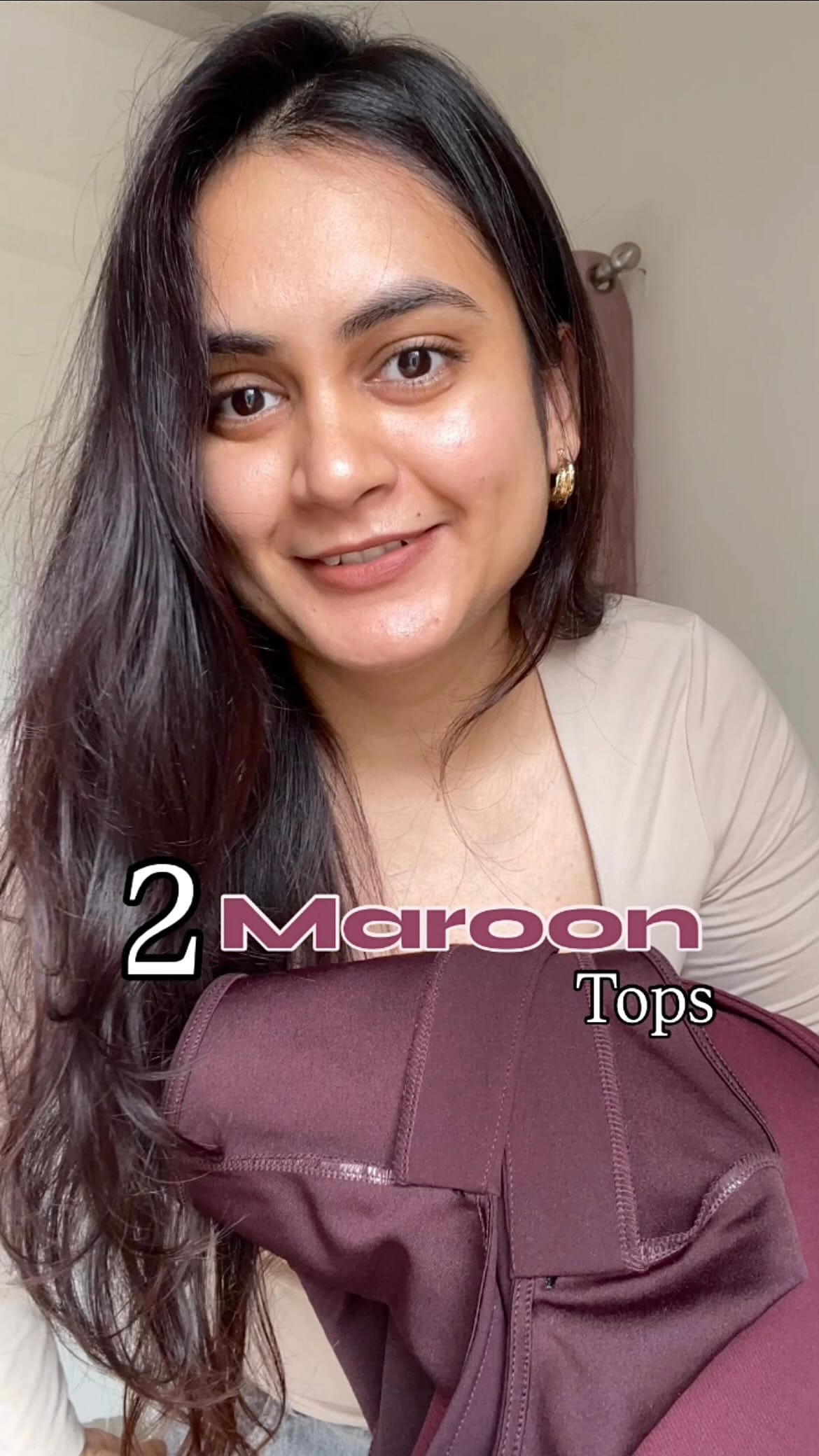 Comment ‘Maroon’ to get the link!
Follow for more! 
Jewellery from @sieraka_official 
#fashion #fyp #explorepage #viralvideos #tops #everydayfashionista #everydaywear #h&m 
( everyday wear tops, going out tops, waist coat, college wear, office wear, top recommendations, h&m tops)