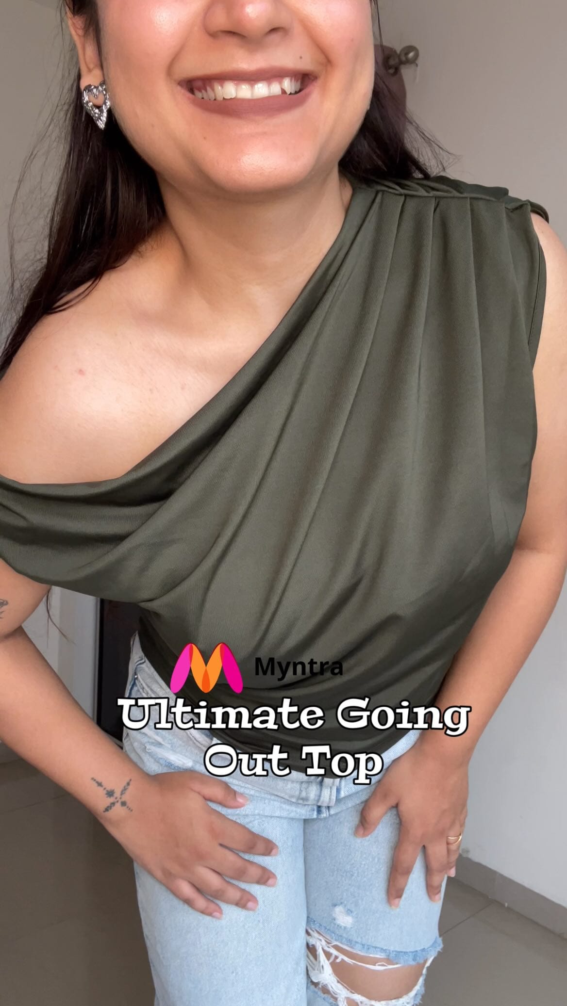 Comment ‘Top’ for link! 
( myntra fashion, everyday tops, basic tops, going out tops, off shoulder top, one shoulder top, Myntra recommendations) 
#viralvideos #explorepage #fyp #instadaily #myntra #myntrafashion #tops #goingoutoutfit #goingoutoutfit #offshouldertop