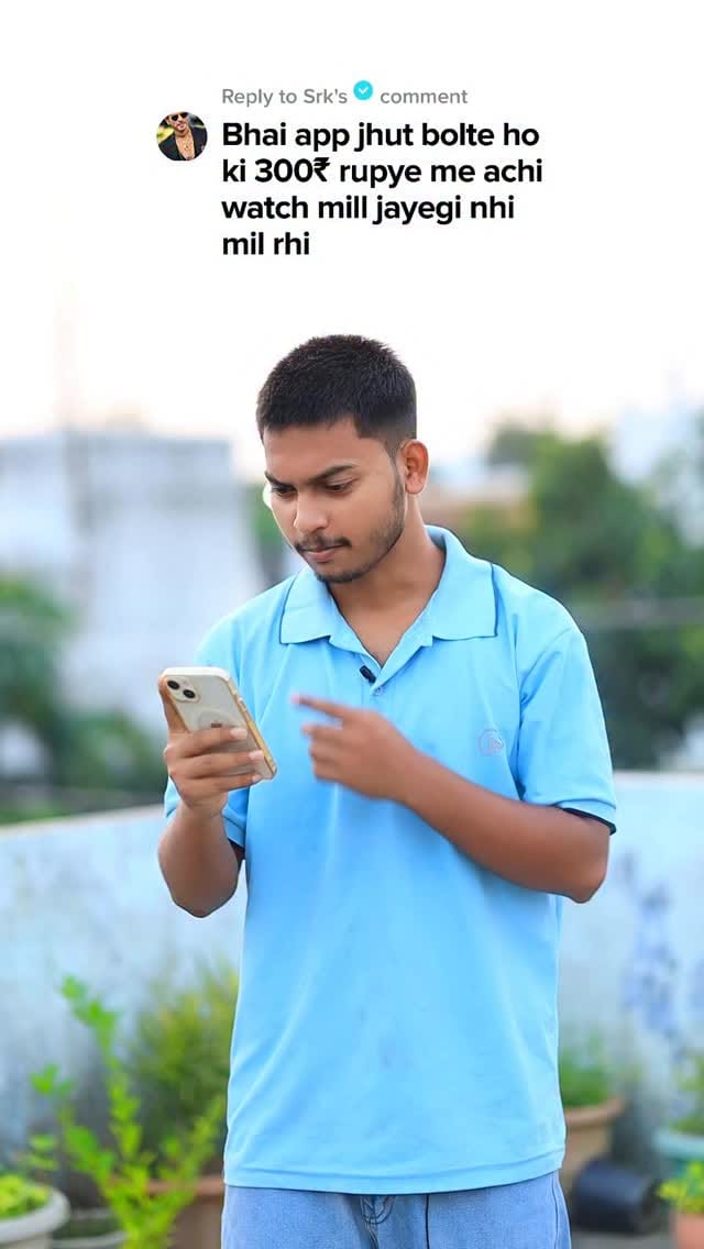 TRY THIS WATCHES ⌚️ under 300₹
.
.
COMMENT (watch ) I WILL SEND YOU LINK ✅️
.
.
.
.
#reelsinstagram #reelitfeelit
#clothes #faishon #outfit #watch