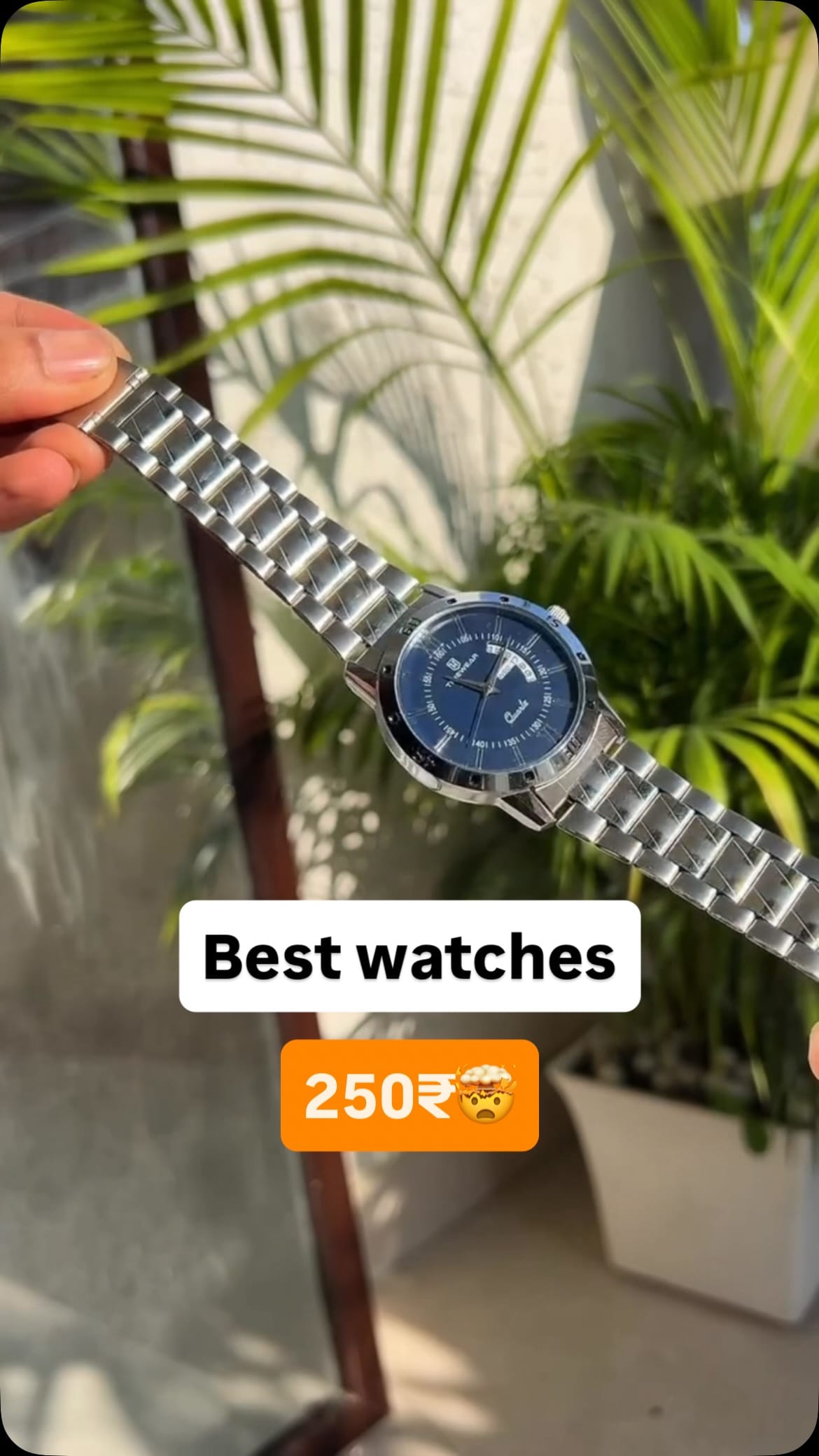 TRY THIS BEST WATCH UNDER 250₹🤯🚨
COMMENT (watch) | WILL SEND YOU LINK😍
.
.
#reelsinstagram #reelitfeelit
#clothes #faishon #outfit #watch #trending #watchmen #menwatches