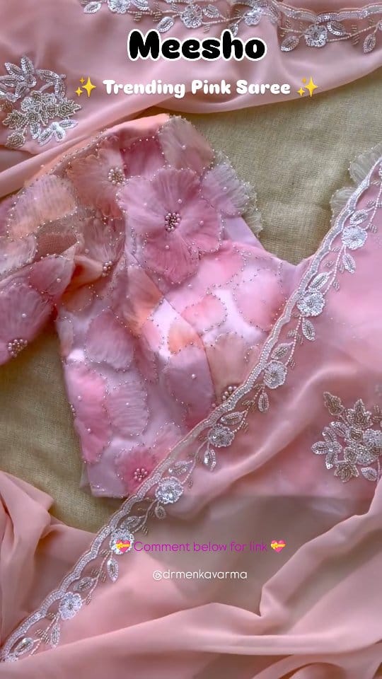 Trendsetting Saree with Lace Border