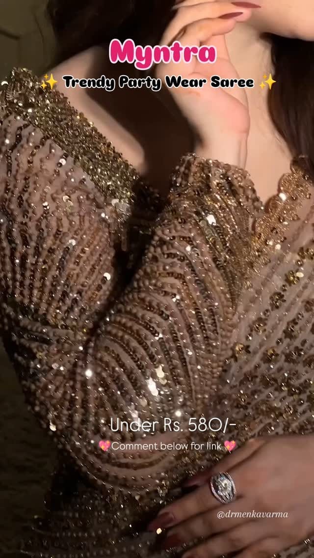 Galm Partywear Saree