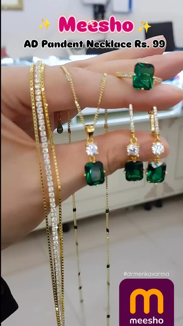 High quality AD necklace jewelry set