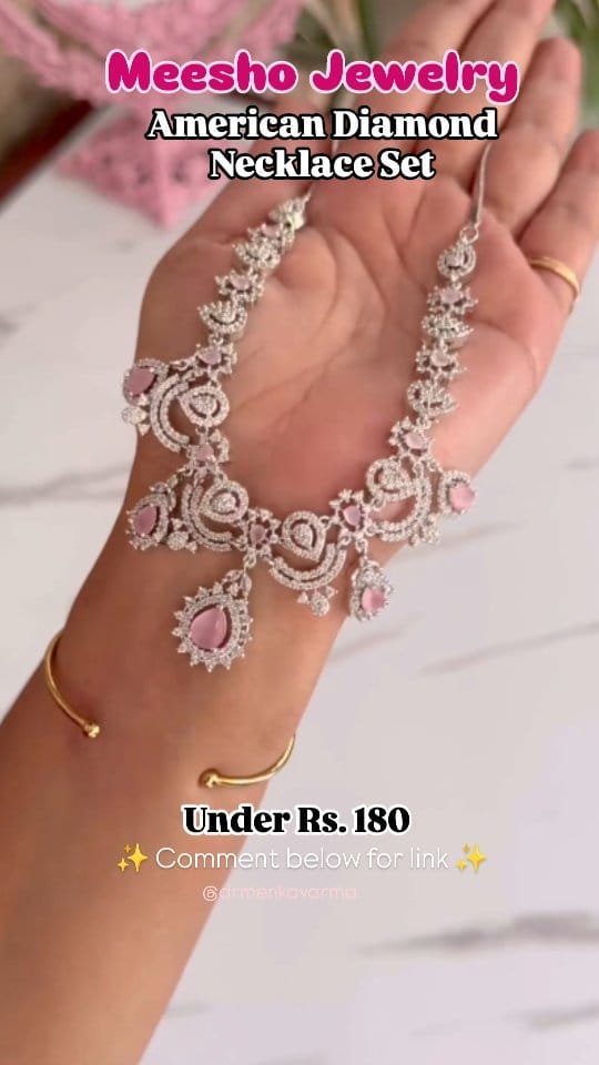 Latest design AD Jewellery Set
