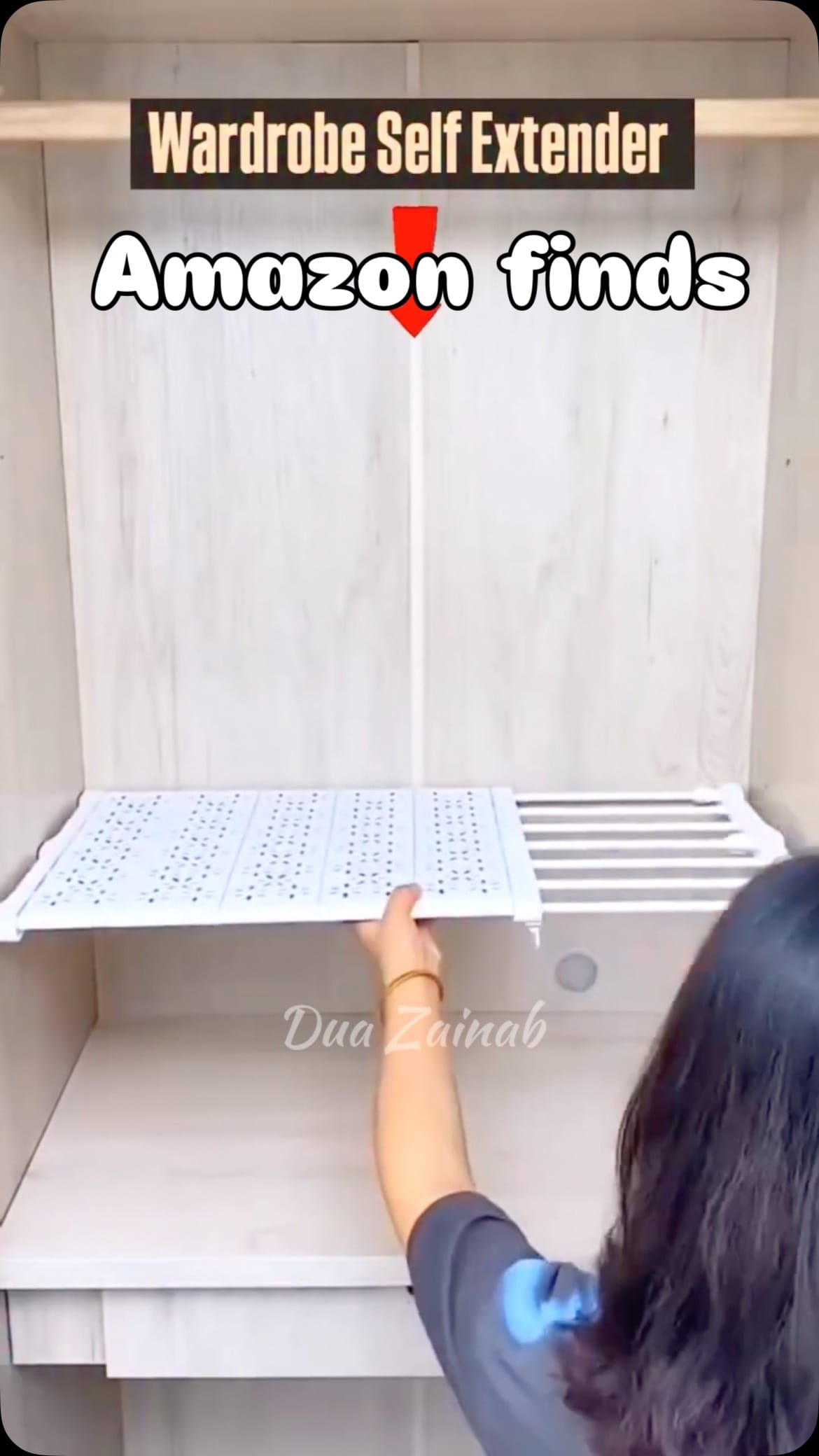 Wardrobe shelf extender⚡️#amazon 
Make sure you follow my page 🤩👍 and comment for link to get  link in your dm or share the same reel to me get the links 👍
#trendingreels #affordable #viral #reels #quality #amazon #amazonfinds #homefinds #home #useful #best #extender #explorepage #wishlink