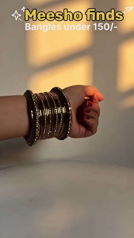 Beautiful Bangles from Meesho 💕